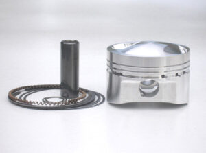 Complete set of two Norton Ultra Hi CR domed pistons 750 to 1007cc.  For JSM longer rods.
