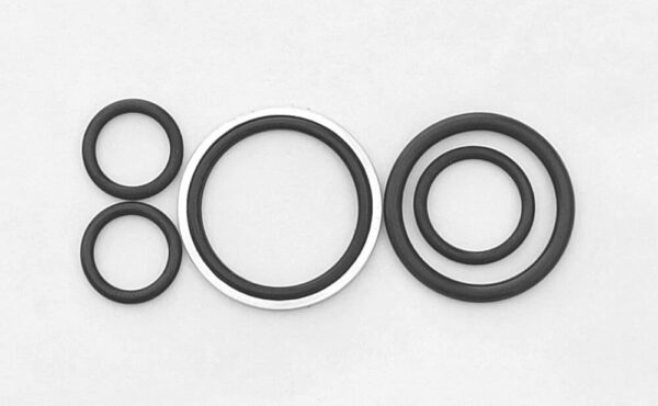 Oil tight oversize Viton Orings for engine sump plug and transmission.