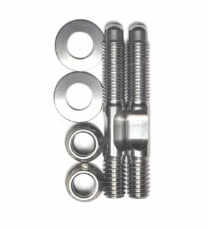 Kit #6 - Reduced shank 18 tpi into cylinders 5/16" ARP SS studs with rolled threads for MANEY ALUM CYLINDERS WITH STOCK or FA/STS HEADS.  12 pt ARP SS nuts and spring  washers